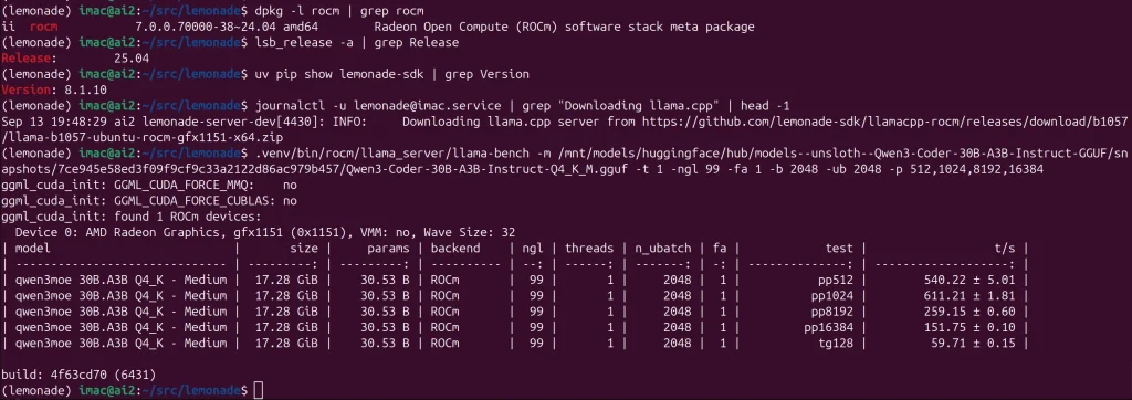 Qwen-Coder-30B-A3B-Instruct-Q4KM_Ubuntu2504_ROCm7.0_llamarocm_b1057