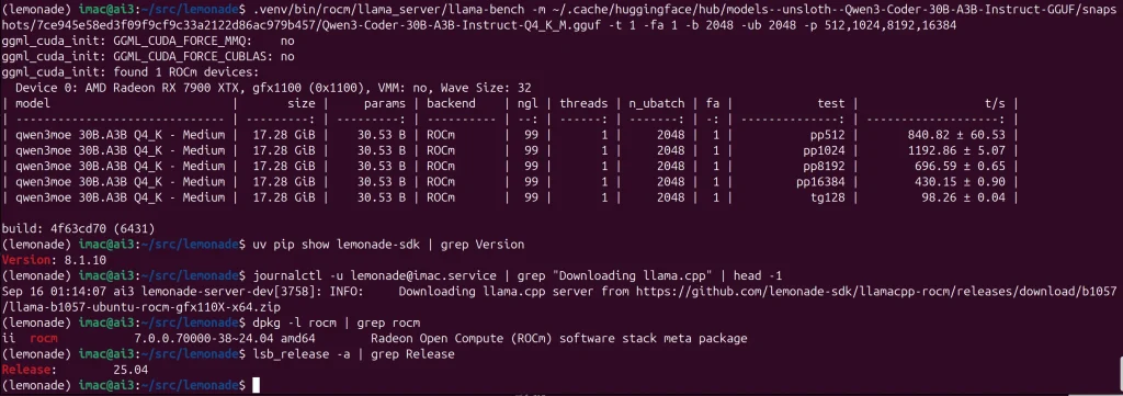 Qwen30B-Coder-30B-A3B-Instruct-Q4KM_Ubuntu2504_ROCm7.0_llamarocm_b1057